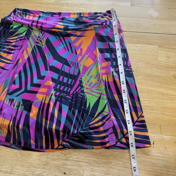 Dona Jo Golf Tennis Pickleball Court Skort Skirt Tropical Size 1.5 Medium EUC - Picture 8 of 11